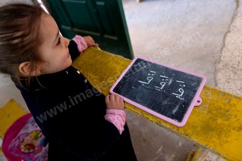 Ecole coranique pour les enfants à la mosquée Rahma au centre ville de Sidi Bouzid