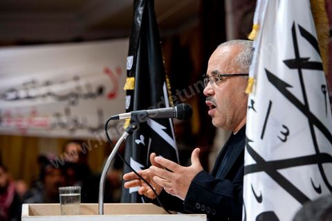 5 février 2011 : à Hammam Ghezaz près de Kelibia, meeting du parti non autorisé Hizb ut-Tahrir avec Ridha Belhadj, porte parole du parti. Toujours dans l’illégalité, Hizb ut-Tahrir, dont le visa a été refusé, persiste et signe en organisant un meeting avec un thème pour le moins osé « La laïcité, guerre contre l’Islam et les musulmans ».