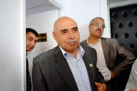 1er mai 2012 sur l'avenue Habib Bourguiba, manifestation des syndicalistes et des travailleurs tunisiens sur l'avenue pour la fête du travail. Au sein du siège histoirque de l'UGTT pendnat le discous de Houcine Abbassi, le patron du syndicat.