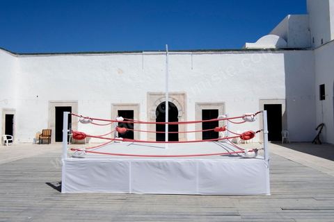 Au printemps des Arts Fair Tunis au soir du dernier jour. L'exposition polémique qui a lancé un grand mouvement de protestations au dernier jour accusant ces artistes de porter atteint au sacré.