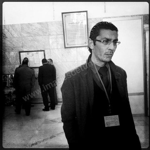 Audience du Tribunal militaire du Kef où sont jugés les responsables des morts notamment de Thala et Kasserine. Me Chafferddine Kellil, avocat de la partie civile (les familles des victimes), l'un des principaux animateurs du "Groupe des 25", collectif d'avocats engagés dans la poursuite des crimes du régime de ben Ali.