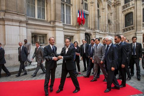 18 juillet : Le Président tunisien Moncef Marzouki est reçu à l'Hotel de Ville de Paris par Bertrand Delanoé, maire de Paris, au 2éme jour de la visite officielle de Moncef Marzouki, Président de la Républiqye tunisienne à Paris et Marseille