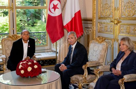 18 juillet : Rencontre avec Claude Bartolone, Président de l'assemblée Nationale avant discours du Président Marzouki à l'assemblée au 2éme jour de la visite officielle de Moncef Marzouki, Président de la République tunisienne à Paris et Marseille