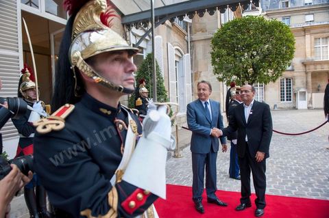 18 juillet : Moncef Marzouki reçu par Jean-Pierre Bel président du Sénat au 2éme jour de la visite officielle de Moncef Marzouki, Président de la Républiqye tunisienne à Paris et Marseille