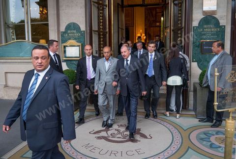 19 juillet : Moncef Marzouki quitte l'hôtel Meurice où logeait la délégation pour rejoindre Orly et se rendre à Marseille au 3éme jour de la visite officielle de Moncef Marzouki, Président de la République tunisienne à Paris et Marseille.