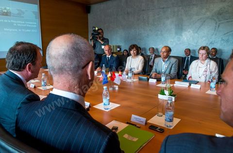 19 juillet : Visite du site indutriel de Eurocopter à Marignane au 3éme jour de la visite officielle de Moncef Marzouki, Président de la République tunisienne à Paris et Marseille.