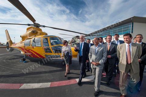 19 juillet : Visite du site indutriel de Eurocopter à Marignane au 3éme jour de la visite officielle de Moncef Marzouki, Président de la République tunisienne à Paris et Marseille.