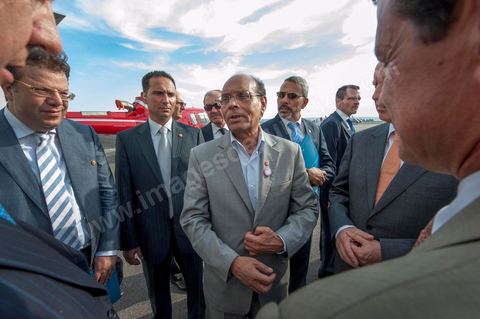 19 juillet : Visite du site indutriel de Eurocopter à Marignane au 3éme jour de la visite officielle de Moncef Marzouki, Président de la République tunisienne à Paris et Marseille.