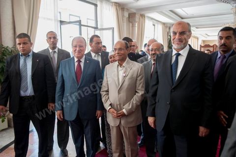 25 juillet : Mustapha Ben Jaafar, Président de l'ANC, Moncef Marzouki, Président de la République et Hammadi Jebali , Président du gouvernement, arrivent à l'ANC pour la commémoration du 55ème anniversaire de la République tunisienne avec les discours des 3 présidents à l'Assemblée Nationale Constituante.