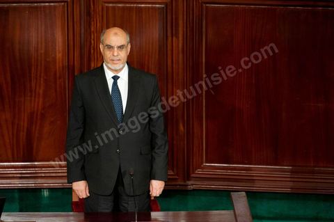 25 juillet : Hammadi Jebali , Président du gouvernement, au perchoir de l'assemblée pour la commémoration du 55ème anniversaire de la République tunisienne avec les discours des 3 présidents à l'Assemblée Nationale Constituante.