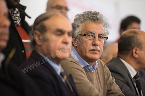 6 janvier 2013 : Meeting du Front populaire, qui rassemble les principaux partis d'extrême gauche,  à Gafsa, le 6 janvier 2013. Hama Hamami, leader du Parti des travailleurs, était le principal intervenant.