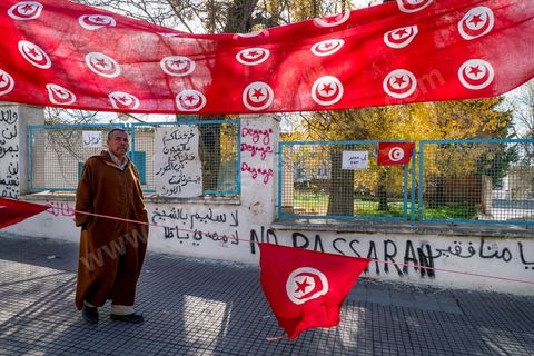16 janvier 2013 : Grèbe gébnérale au Kef, manifestations, sitin des chomeurs et ville fantôme