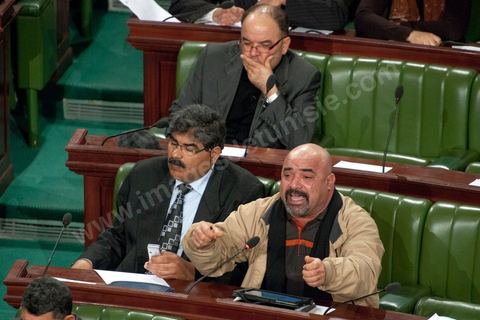 14 février 2013 : Intervention du député Brahim Kassas, allié à Nidha Tounes.  Convocation d'une séance extraordinaire à l'Assemblée Constituante pour débattre de la situation de crise polituqe en cours suite à l'assassinat de Chokri Belaid et l'annonce d ela formation d'un gouvernement de technocrates par Hammadi Jebali, Premier Ministre