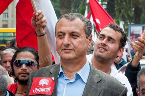 9 avril 2013 : Issam Chebbi de Al Joumhouri. à l'occasion de la journée des martyrs, l'avenue Bourguiba à Tunis a accueilli plusieurs marches politiques. Entre la première marche de la nouvelle alliance politique "Union pour la Tunisie", regroupant les partis progressistes Nidaa Tounes, Al Joumhouri, Al Massar, Parti Socialiste et Parti Patriotique, et celle des partisans de Ennahdha et des Ligues de Protection de la Révolution (LPR) la tension a été au maximum mais contrôlé par un dispositif sécuritaire impotant et efficace.