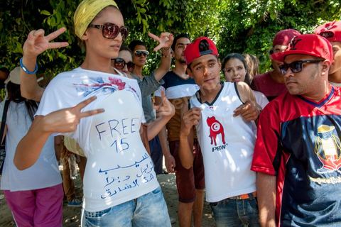 17 juin 2013 : au tribunal de Ben Arous procès des rappeurs tunisiens