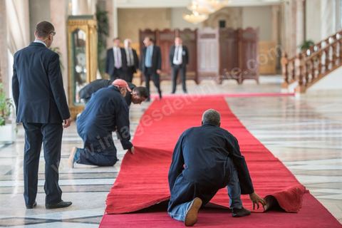 5 juillet 2013 : Réception de François Hollande à l'Assemblée nationale constituante, lors de la visite d'Etat de Président de la République française à Tunis les 4 et 5 juillet 2013.