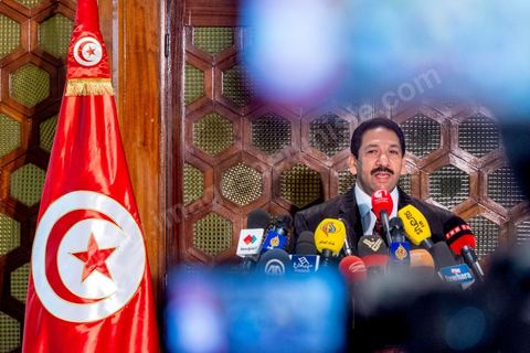 4 août 2013 : Lotfi Ben Jeddou, Ministre de l'Intérieur en conférence de presse sur la situation sécuritaire et la lutte antiterroriste en cours. Il a annoncé qu’un suspect de "terrorisme" avait été tué et quatre complices arrêtés lors d’une opération ce dimanche près de Tunis.