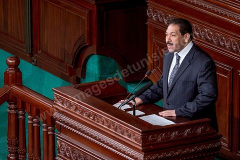 06 août 2013 : discours de Lotfi Ben Jeddou, Minsitre de l'Intérieur, à la  première séance de l'Assemblée depuis l'assassinat du député Mohamed Brahmi. La séance plénière débute par un long hommage au martyr avec prières et discours en présence des députés, hormis les 57 en retrait, du Premier Ministre et des ministres de l'Intérieur et de la Défense qui par leurs discours exposeront la situation dans le pays.