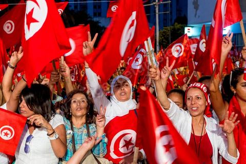 13 août 2013 : à l'appel de l'opposition en sit in au Bardo depuis deux semaines, grande mobilisation pour la fête de la femme au Bardo. Plus de 25000 manifestants venus soutenir l'opposition pour appeler au départ du gouvernement de Ennahdha. A cette occasion le nouveau Front de Salut Nationale annonce une campagne "dégage" à partir de demain contre tous les nommés par Ennahda. Et le 24 août "c'est mobilisation générale pour le début de la semaine du départ".
