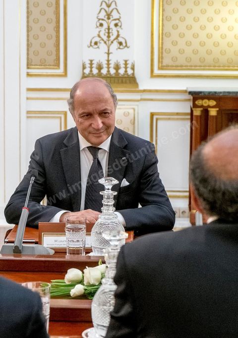 24 avril 2014 : Rencontre et entretien des deux Ministres des Affaires étrangères français et allemand avec le Président de la République Tunisienne Moncef Marzouki au Palais présidentiel de Carthage. Visite conjointe de Laurent Fabius, Ministre des Affaires Etrangères français et de son homologue allemand Frank-Walter Steinmeier à Tunis pour deux jours.