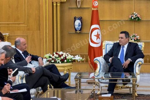 24 avril 2014 : Rencontre et entretien des deux Ministres des Affaires étrangères français et allemand avec le Premier Ministre tunisien Mehdi Jomaa à Carthage. Visite conjointe de Laurent Fabius, Ministre des Affaires Etrangères français et de son homologue allemand Frank-Walter Steinmeier à Tunis pour deux jours.