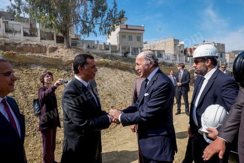 25 avril 2014 : Visite du chantier du Réseau Ferroviaire Rapide de Tunis (RFR) à Tunis. Projet financé par l'état tunisien, l'AFD, la BEI, la KfW et l'UE. Visite conjointe de Laurent Fabius, Ministre des Affaires Etrangères français et de son homologue allemand Frank-Walter Steinmeier à Tunis.