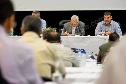 14 juin 2014 : réunion du Conseil de la Choura du parti islamiste Ennahdha dans un hôtel de la Banlieue nord de Tunis. Réunion sur la préparation des élections législatives et présidentielles de octobre te novembre 2014 et elctions du nouveau bureau politique du parti. 