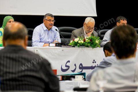 14 juin 2014 : réunion du Conseil de la Choura du parti islamiste Ennahdha dans un hôtel de la Banlieue nord de Tunis. Réunion sur la préparation des élections législatives et présidentielles de octobre te novembre 2014 et elctions du nouveau bureau politique du parti. 