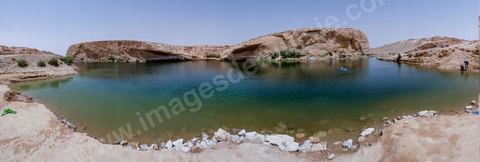 Vue panoramique du lac de "Gafsa Beach"