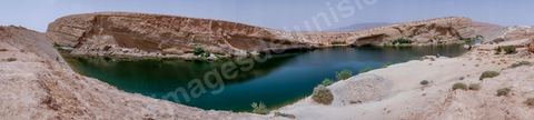 Vue panoramique du lac de "Gafsa Beach"