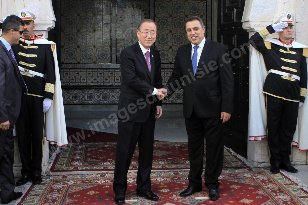 M25-930 visite Ban Ki Moon à Tunis 10102014