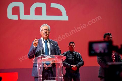 16 novembre 2014 : grand meeting politique du Front populaire, troisième force politique du pays, dans le cadre de la candidature de son président Hamma Hammami à la présidence de la république pour les élections du 23 novembre. Dans un long discours de plus d'une heure, Hammami, a assuré qu'il travaillera à l'installation d'une justice sociale et d'un équilibre entre les différentes régions du pays, avant de finir son meeting avec sa femme Radia Nasraoui, sa fille et tous ses amis et leaders du parti.