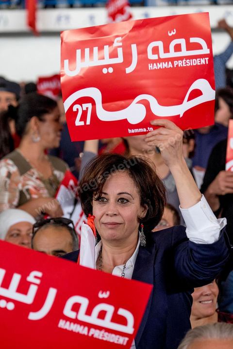 16 novembre 2014 : grand meeting politique du Front populaire, troisième force politique du pays, dans le cadre de la candidature de son président Hamma Hammami à la présidence de la république pour les élections du 23 novembre. Dans un long discours de plus d'une heure, Hammami, a assuré qu'il travaillera à l'installation d'une justice sociale et d'un équilibre entre les différentes régions du pays, avant de finir son meeting avec sa femme Radia Nasraoui, sa fille et tous ses amis et leaders du parti.