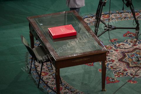 20 novembre 2014 : Séance de clôture de l'Assemblée Nationale Constituante afin de marquer la fin de ses travaux. Chaque député est venu signer une copie manuscrite de la Constitution. A cette occasion, Ben Jâafar a prononcé un discours dans lequel il a dressé le bilan de 3 ans de travaux de l’ANC et a salué la contribution des députés mais aussi celle de la société civile et des journalistes qui ont couvert les travaux de l’Assemblée et qui ont participé aux nombreux événements. 