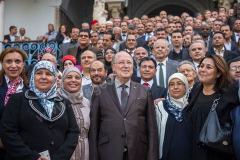 20 novembre 2014 : Séance de clôture de l'Assemblée Nationale Constituante afin de marquer la fin de ses travaux. Chaque député est venu signer une copie manuscrite de la Constitution. A cette occasion, Ben Jâafar a prononcé un discours dans lequel il a dressé le bilan de 3 ans de travaux de l’ANC et a salué la contribution des députés mais aussi celle de la société civile et des journalistes qui ont couvert les travaux de l’Assemblée et qui ont participé aux nombreux événements. 