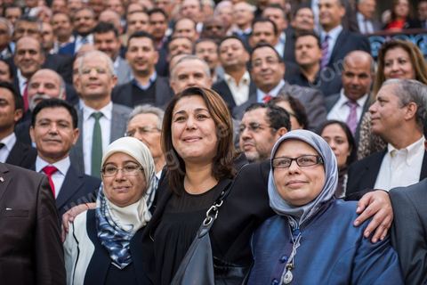 20 novembre 2014 : Séance de clôture de l'Assemblée Nationale Constituante afin de marquer la fin de ses travaux. Chaque député est venu signer une copie manuscrite de la Constitution. A cette occasion, Ben Jâafar a prononcé un discours dans lequel il a dressé le bilan de 3 ans de travaux de l’ANC et a salué la contribution des députés mais aussi celle de la société civile et des journalistes qui ont couvert les travaux de l’Assemblée et qui ont participé aux nombreux événements. 