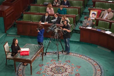 20 novembre 2014 : Séance de clôture de l'Assemblée Nationale Constituante afin de marquer la fin de ses travaux. Chaque député est venu signer une copie manuscrite de la Constitution. A cette occasion, Ben Jâafar a prononcé un discours dans lequel il a dressé le bilan de 3 ans de travaux de l’ANC et a salué la contribution des députés mais aussi celle de la société civile et des journalistes qui ont couvert les travaux de l’Assemblée et qui ont participé aux nombreux événements. 
