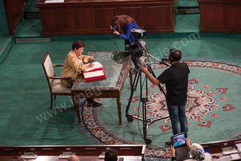 20 novembre 2014 : Séance de clôture de l'Assemblée Nationale Constituante afin de marquer la fin de ses travaux. Chaque député est venu signer une copie manuscrite de la Constitution. A cette occasion, Ben Jâafar a prononcé un discours dans lequel il a dressé le bilan de 3 ans de travaux de l’ANC et a salué la contribution des députés mais aussi celle de la société civile et des journalistes qui ont couvert les travaux de l’Assemblée et qui ont participé aux nombreux événements. 