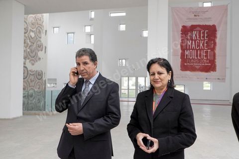 Après l'attaque terroriste au musée du Bardo, la ministre de la Culture, Latifa Lakhdhar, et Moncef Ben Moussa, conservateur en chef du musée national du Bardo : « Ce qu’il nous a été possible de voir, ne représente pas les grands dégâts auxquels quelques uns ont fait allusion. Donc, on ne peut pas dire que le patrimoine lui-même a été touché, cependant il reste encore à voir des espaces qui sont inaccessibles aujourd’hui ».