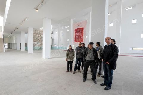 depuis l'attaque terroriste au musée du Bardo les employés reviennent pour préparer la réouverture du musée pour ce mardi 24 mars 2015.