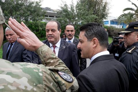 26 mars 2015 : arrivée du ministre de l'intérieur. Conférence de presse du ministre de l’Intérieur Najem Gharsalli, à la Direction générale des unités d’intervention à Bouchoucha. Il est revenu sur les détails de l’attaque terroriste du 18 mars, au musée du Bardo.