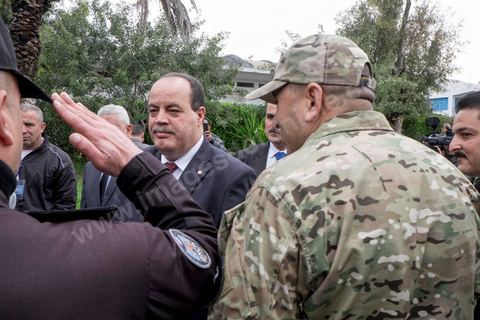 26 mars 2015 : arrivée du ministre de l'intérieur. Conférence de presse du ministre de l’Intérieur Najem Gharsalli, à la Direction générale des unités d’intervention à Bouchoucha. Il est revenu sur les détails de l’attaque terroriste du 18 mars, au musée du Bardo.