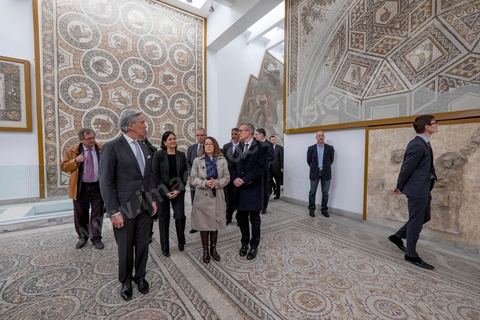 26 mars 2015 : une quinzaine d'ambassadeurs de l'Union Européenne ont été recus par la ministre de la Culture tunisienne pour un dépot de gerbe et une minute de silence en hommage aux victimes de l'attaque terroriste du musée du Bardo à Tunis. après cela ils seront guidés pour une visite de l'intérieur du musée et des lieux des attaques et dégats. 