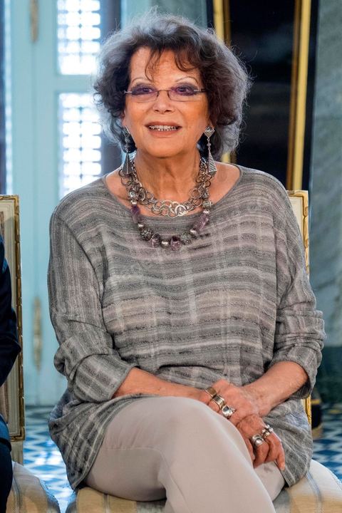 18 avril 2015 : Claudia  Cardinale au palais présidentiel de Carthage, le président tunisien Béji Caïd Essebsi reçoit la délégation. Dans le cadre de la promotion de la Tunisie, la ministre française de la Culture Fleur Pelerin s'est rendue en Tunisie dans un voyage organisé par le ministère du tourisme avec une délégation de personnalités françaises et tunisiennes qui participent à la campagne de communication "La Tunisie, moi j'y vais".