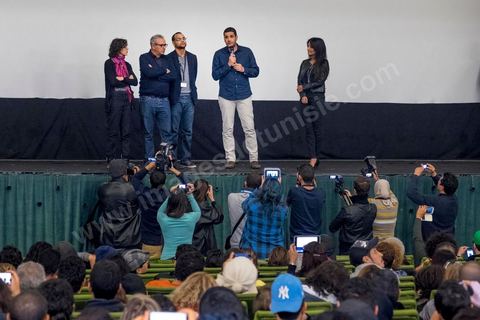 26 novembre 2015 : Dans le cadre des JCC, Journées Cinématographiques de Carthage, Festival du film arabo-africain, à Tunis, première projection dans un pays musulman du film "Much Loved" du réalisateur marocain Nabil Ayouch. Deux jours après l'attentat terroriste contre un bus de la police présidentiel à quelques centaines de mètres des salles de cinéma des JCC, la projection de "Much Loved" devenait un double défi. Le directeur des JCC Brahim Eltaief et Nabil Ayouch ont tenu à maintenir sa programmation comme l'ensemble de celle du fetsival. La salle se remplit de plus d'un millier de cinéphiles pour rencontrer Nabil Ayouch et voir en avant première arabe l'excellent film qui expose cruement mais avec grand talent la réalité des prostitués marocaines. La projection fut suivie d'une conférence de presse.