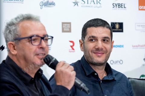 26 novembre 2015 : Conférence de presse après le film avec Brahim Eltaief et Nabil Ayouch. Dans le cadre des JCC, Journées Cinématographiques de Carthage, Festival du film arabo-africain, à Tunis, première projection dans un pays musulman du film "Much Loved" du réalisateur marocain Nabil Ayouch. Deux jours après l'attentat terroriste contre un bus de la police présidentiel à quelques centaines de mètres des salles de cinéma des JCC, la projection de "Much Loved" devenait un double défi. Le directeur des JCC Brahim Eltaief et Nabil Ayouch ont tenu à maintenir sa programmation comme l'ensemble de celle du fetsival. La salle se remplit de plus d'un millier de cinéphiles pour rencontrer Nabil Ayouch et voir en avant première arabe l'excellent film qui expose cruement mais avec grand talent la réalité des prostitués marocaines. La projection fut suivie d'une conférence de presse.