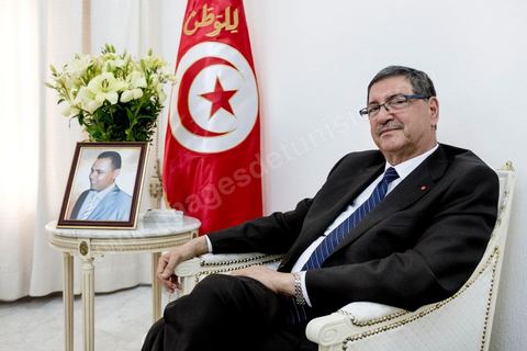 Habib Essid, chef du gouvernment tunisien depuis le 6 février 2015