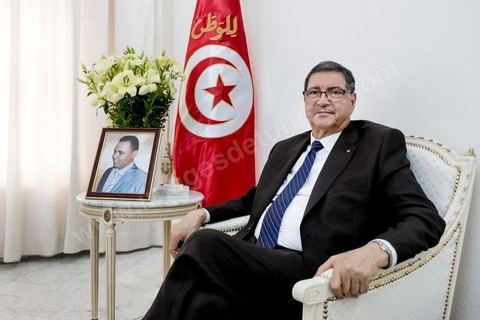 Habib Essid, chef du gouvernment tunisien depuis le 6 février 2015