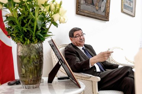 Habib Essid, chef du gouvernment tunisien depuis le 6 février 2015