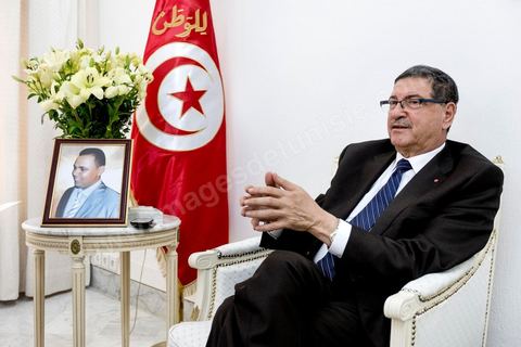Habib Essid, chef du gouvernment tunisien depuis le 6 février 2015